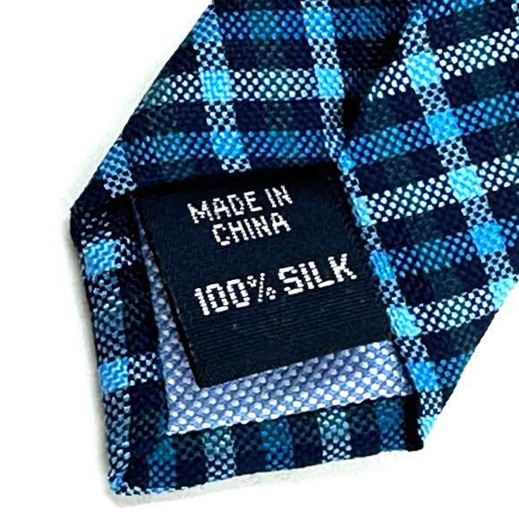 Tommy Hilfiger Silk Plaid Tie - Picture 5 of 5